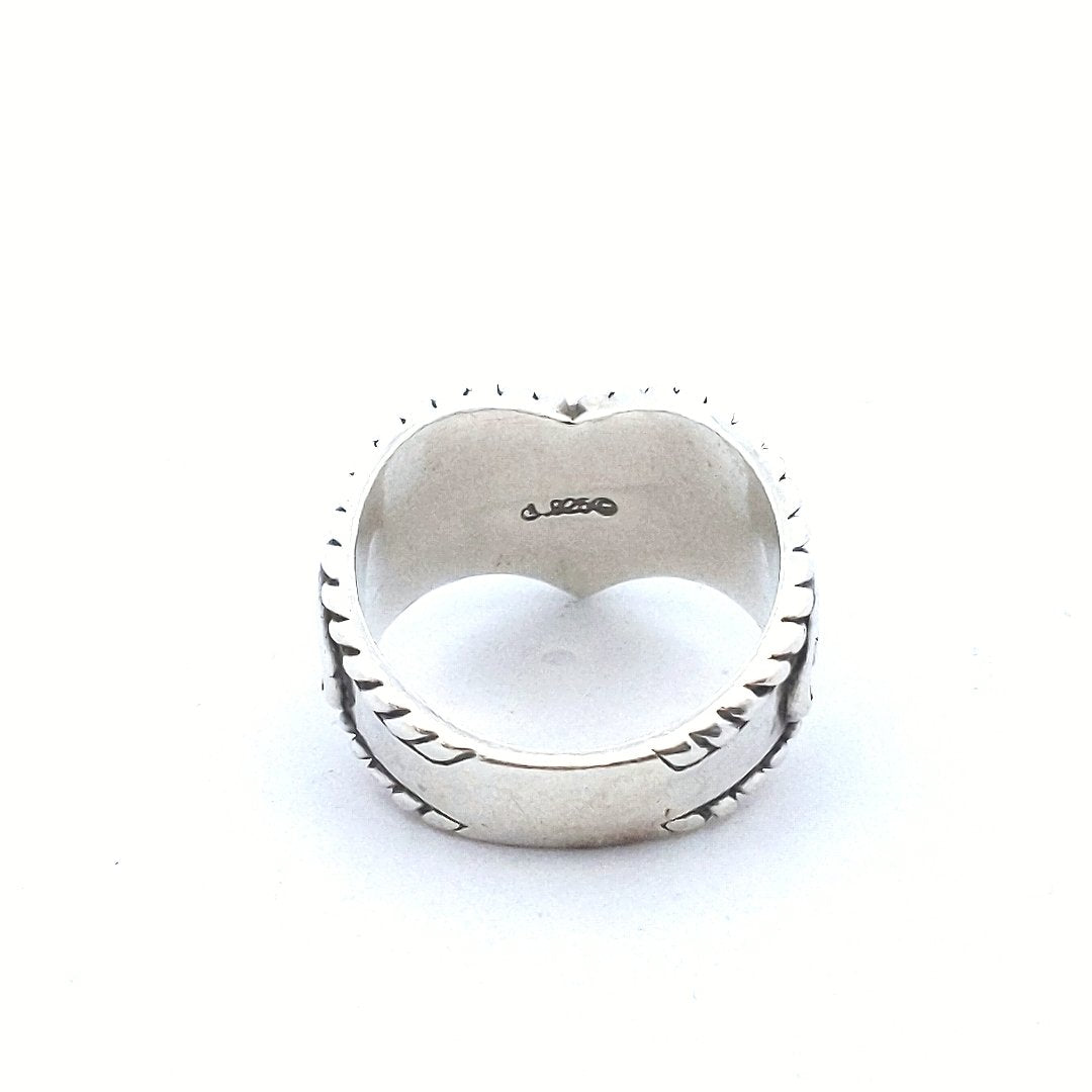 Estate $40 Sterling Silver Turquoise Ring