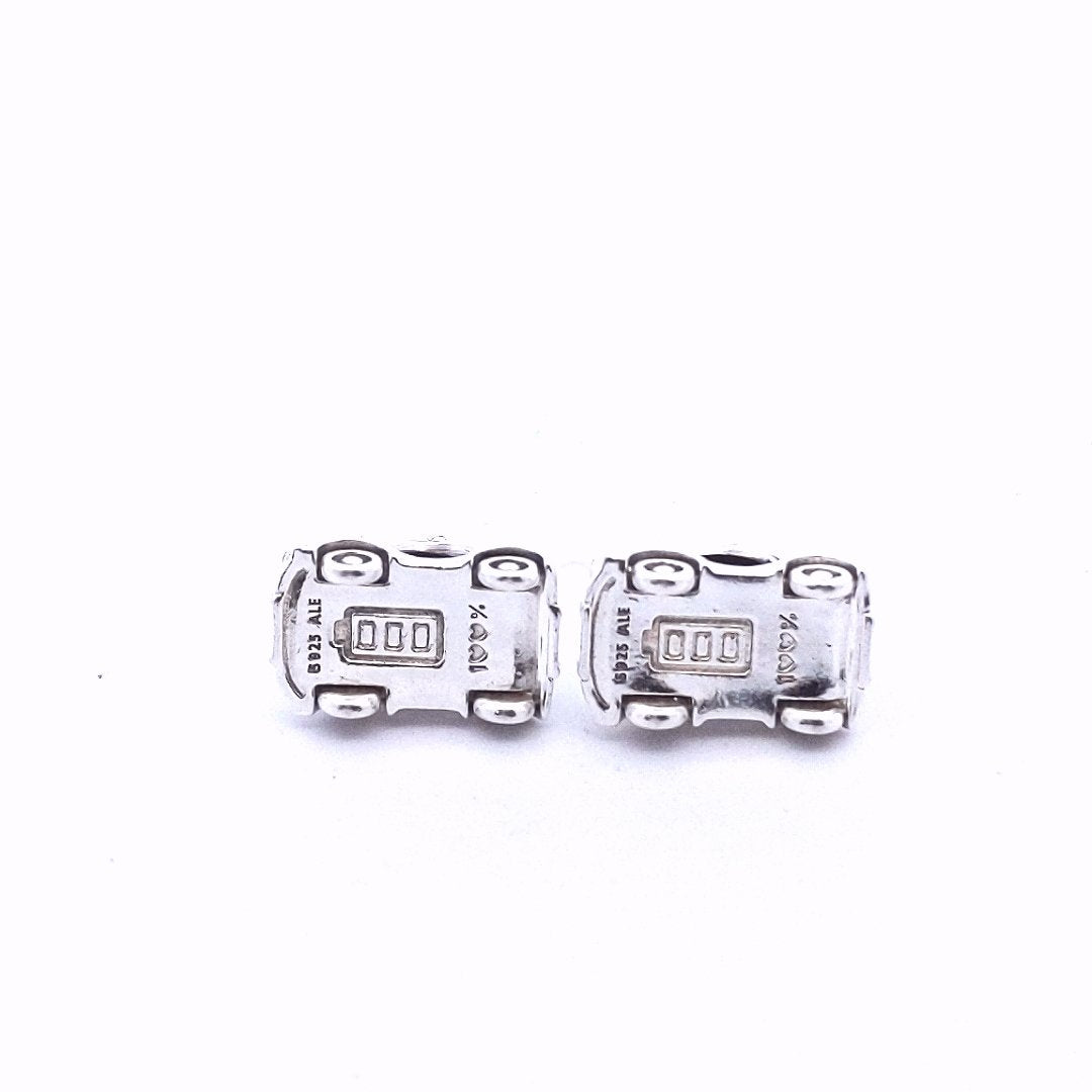 Designer $100 Pandora Sterling Silver Electric Car Charm