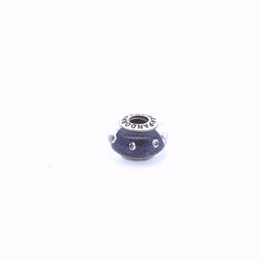 Designer $40 Sterling Pandora Midnight Fizzle Charm