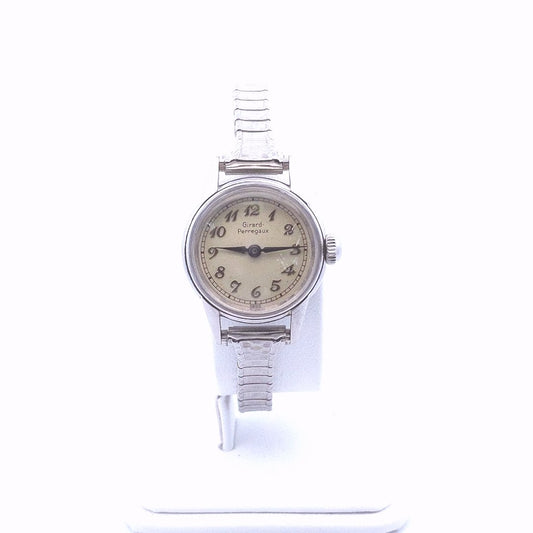 Vintage $120 Stainless Steel Girard Perregaux Manual Wind Watch