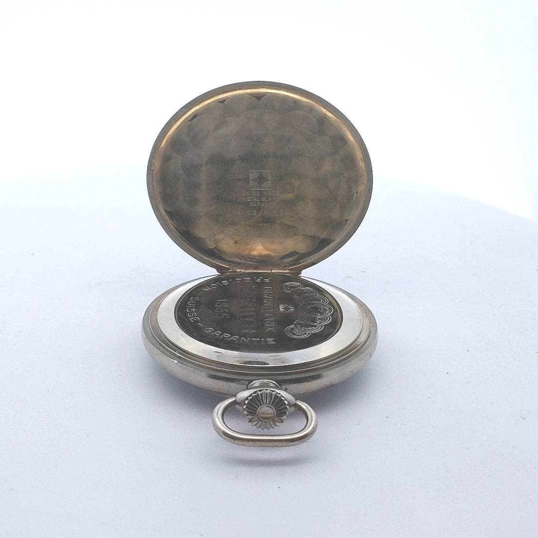 Designer $300 Base Metal Case Zenith 17J Pocket Watch