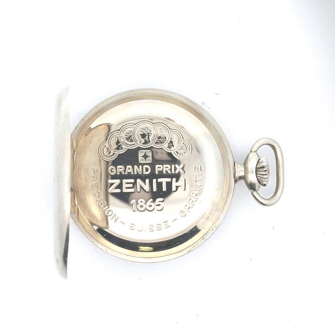 Designer $300 Base Metal Case Zenith 17J Pocket Watch