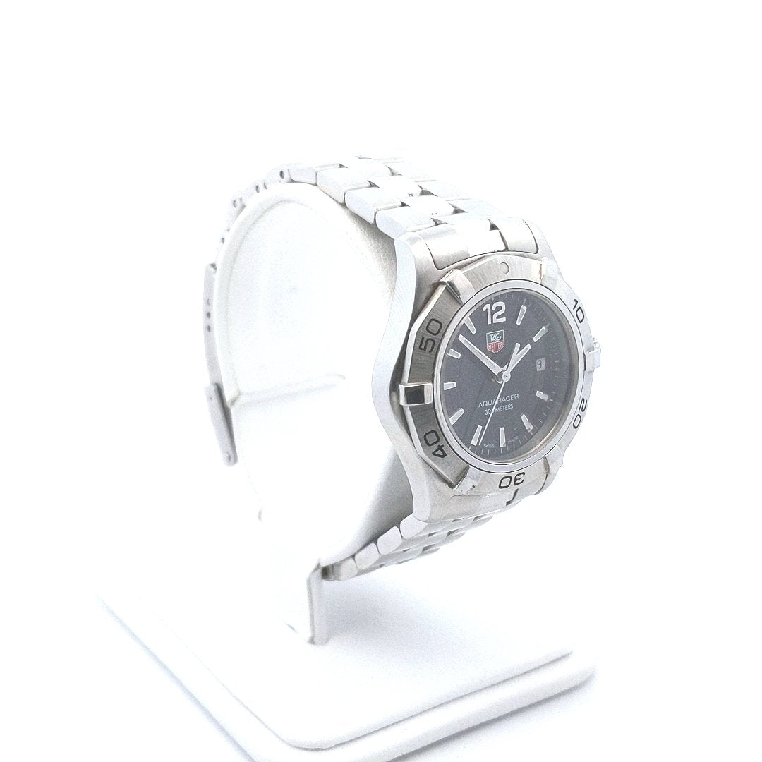 Estate $600 Stainless Steel Tag Heuer Quartz Aquaracer Watch