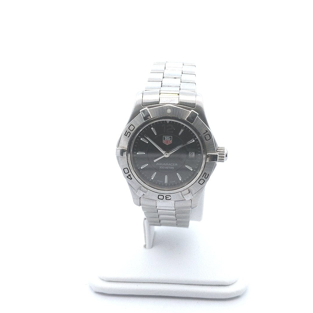 Estate $600 Stainless Steel Tag Heuer Quartz Aquaracer Watch