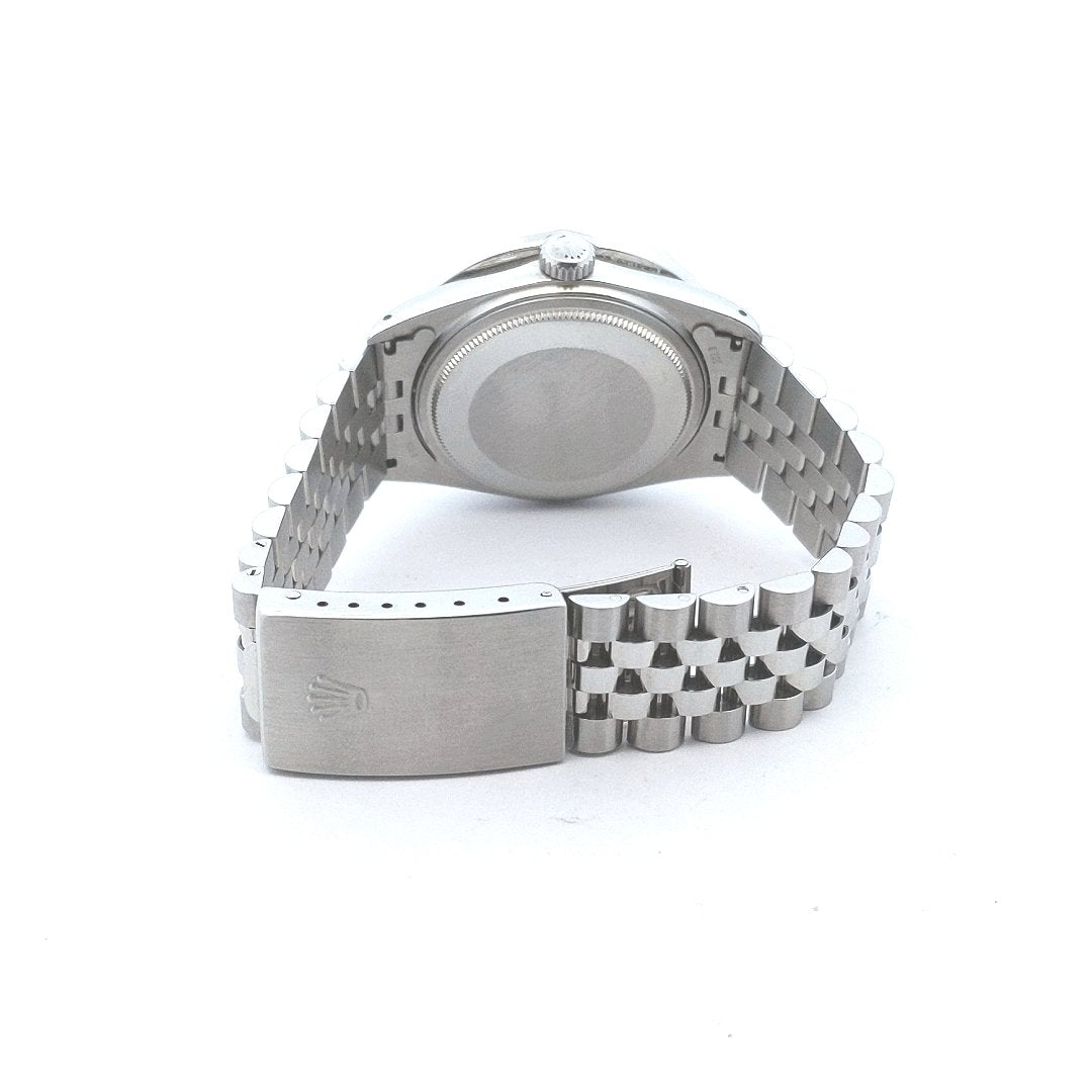 Designer $10800 Stainless Steel Iced Out Rolex Datejust Diamond Watch