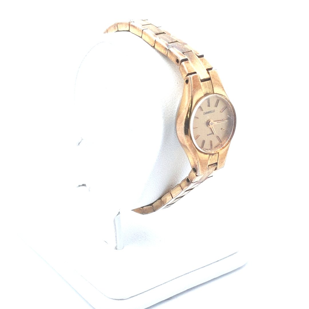 Designer $40 Cavelle By Bulova Gold Tone Watch