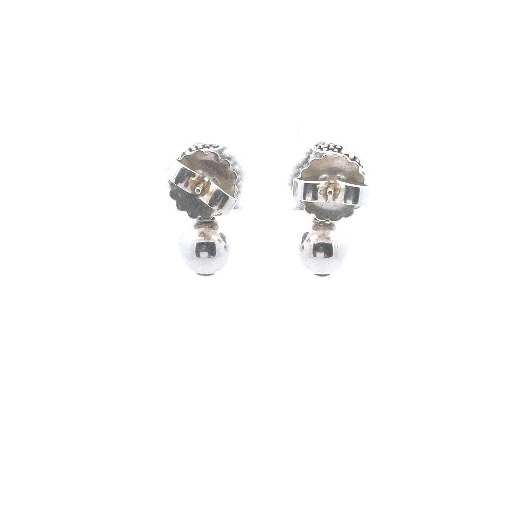 Designer $100 Michael Dawkins Sterling Silver Starry Night Drop Earrings