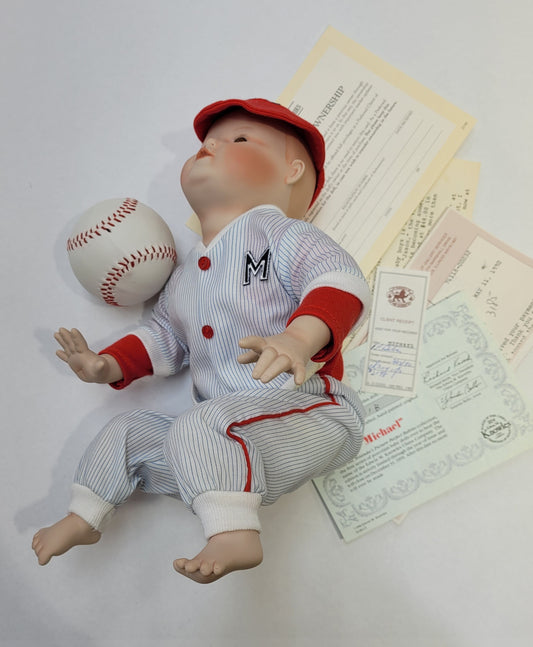 "Michael" Yolanda's Picture Perfect Babies Doll with original box.