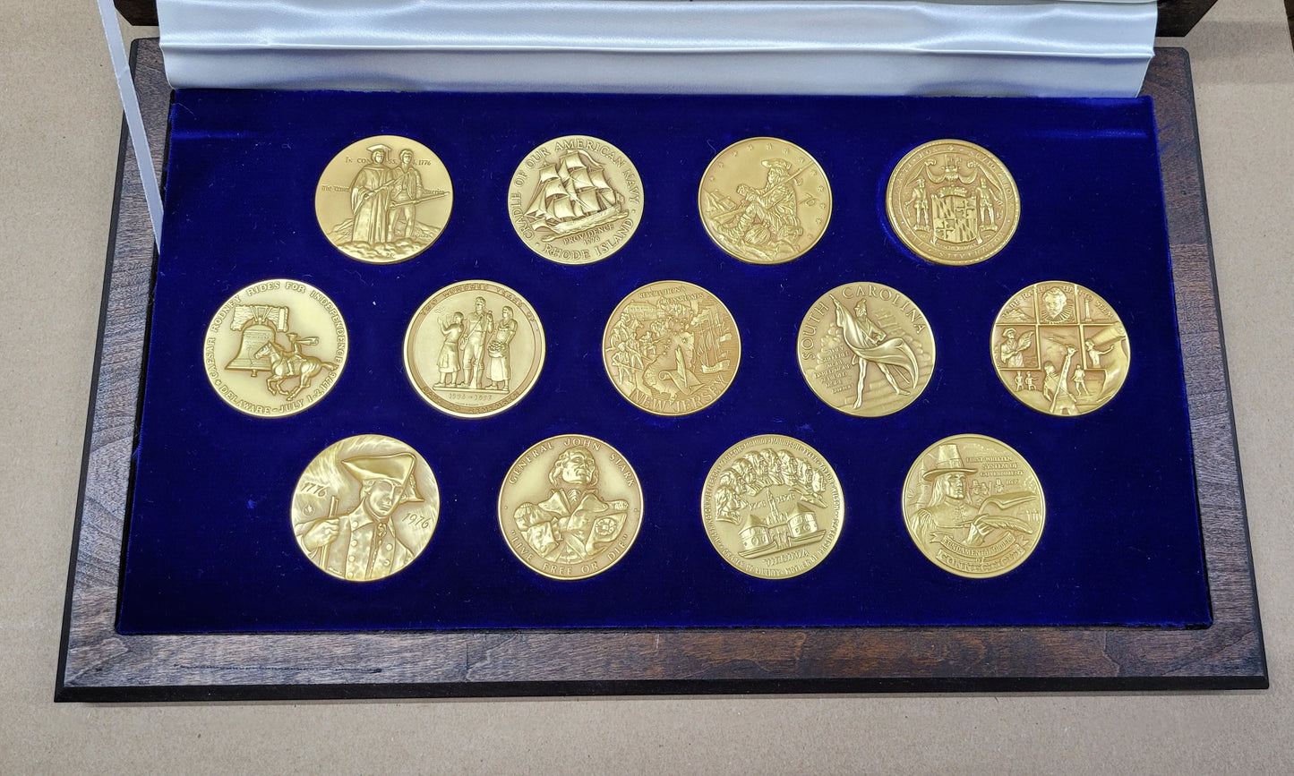 The Official Bicentennial Medal Collection of the 13 Original States