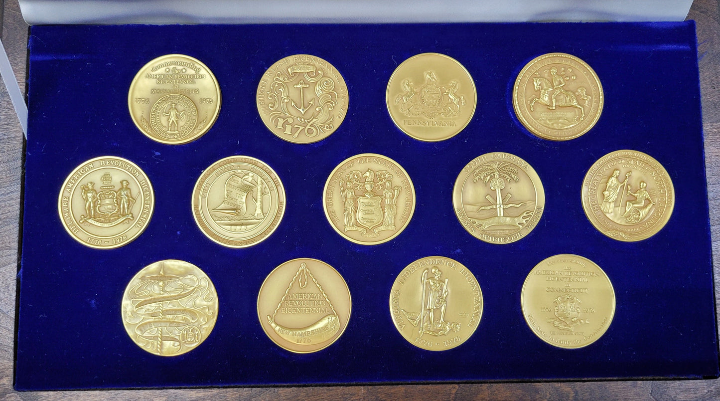 The Official Bicentennial Medal Collection of the 13 Original States