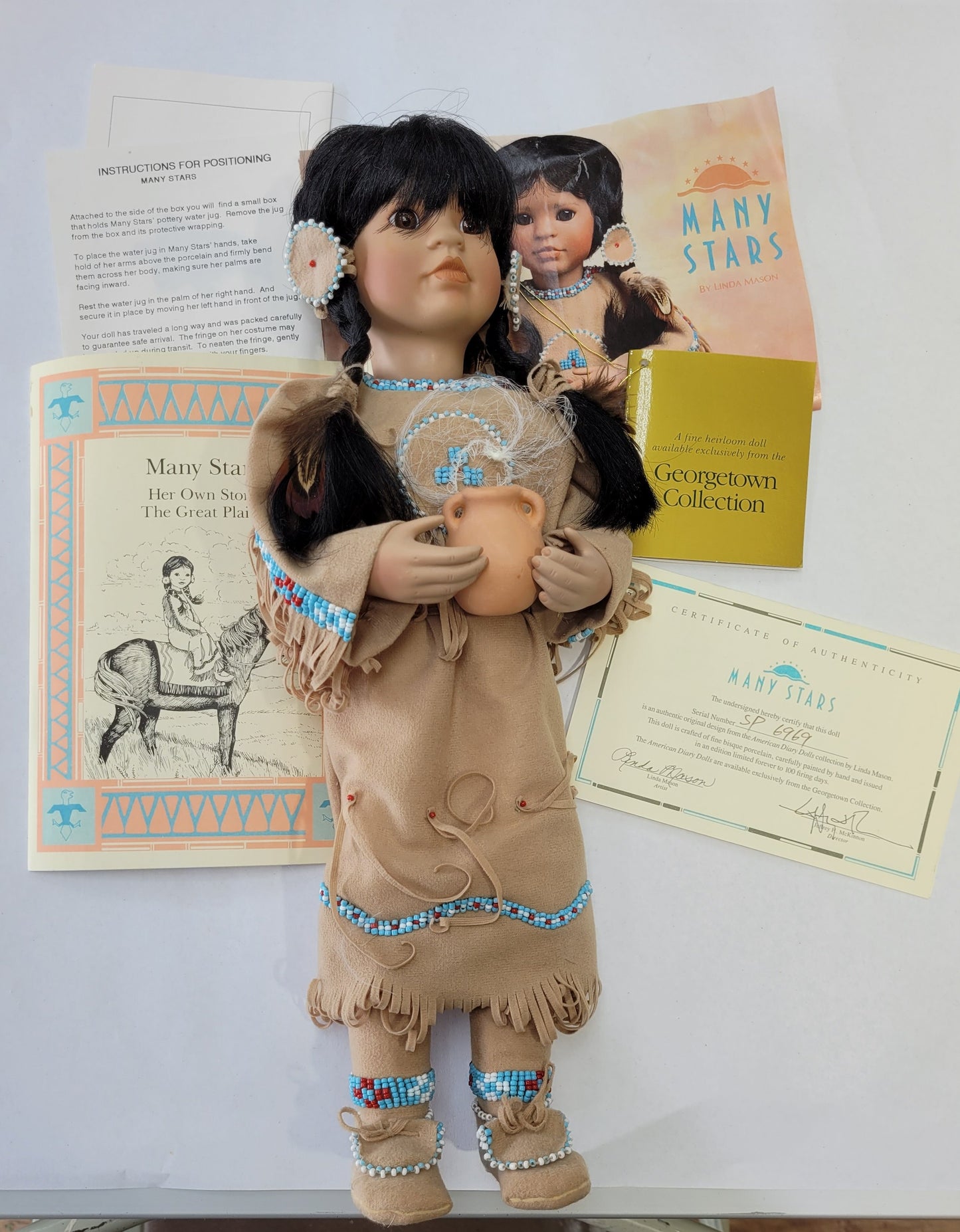 "Many Stars" Linda Mason American Diary Doll