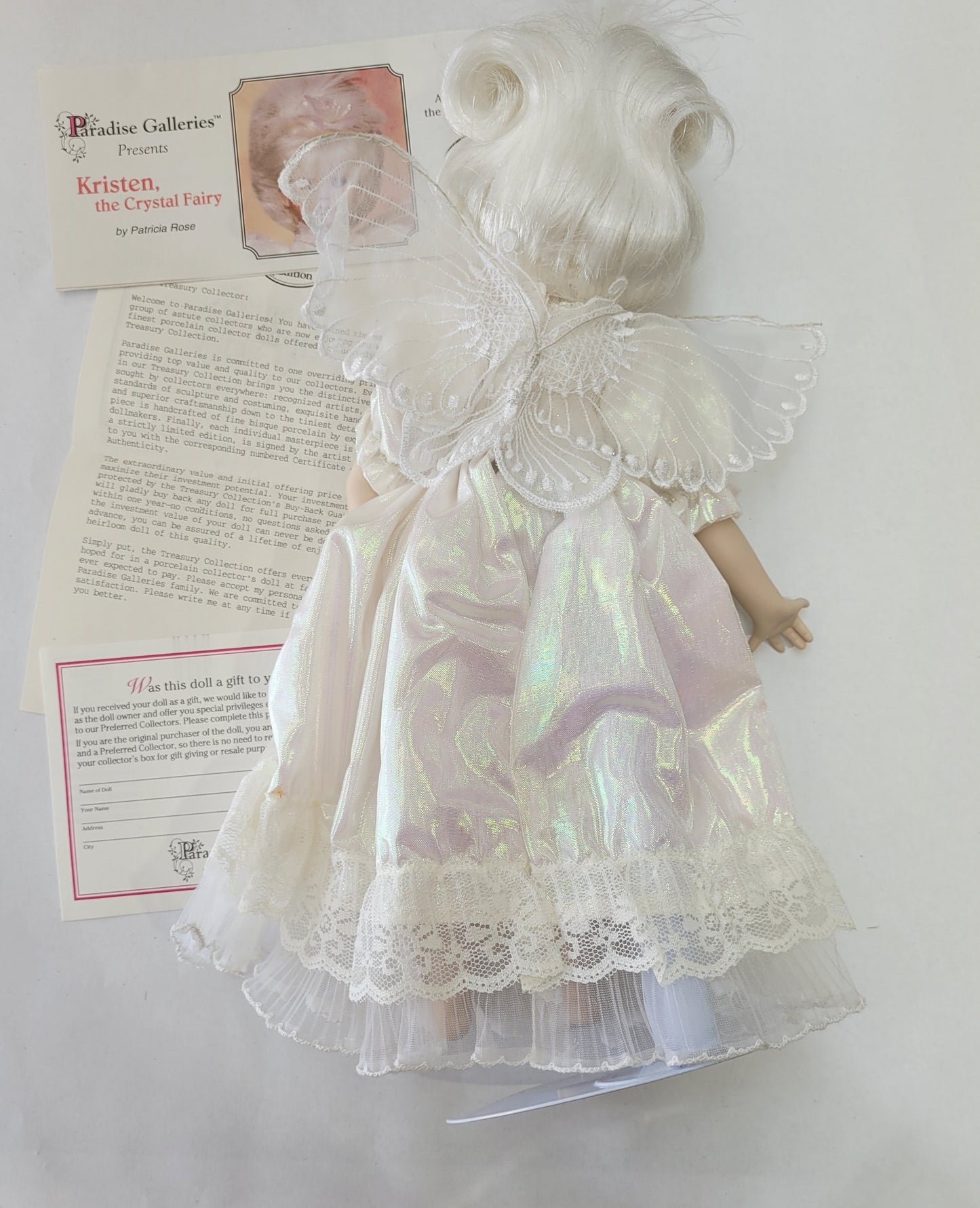 "Kristen, the Crystal Fairy" Paradise Galleries Doll