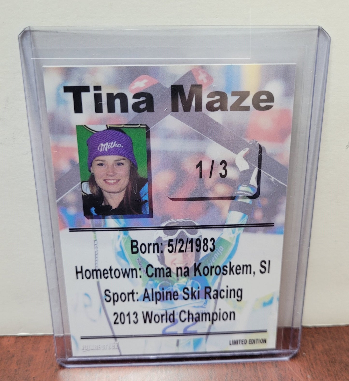 Tina Maze Collector Card