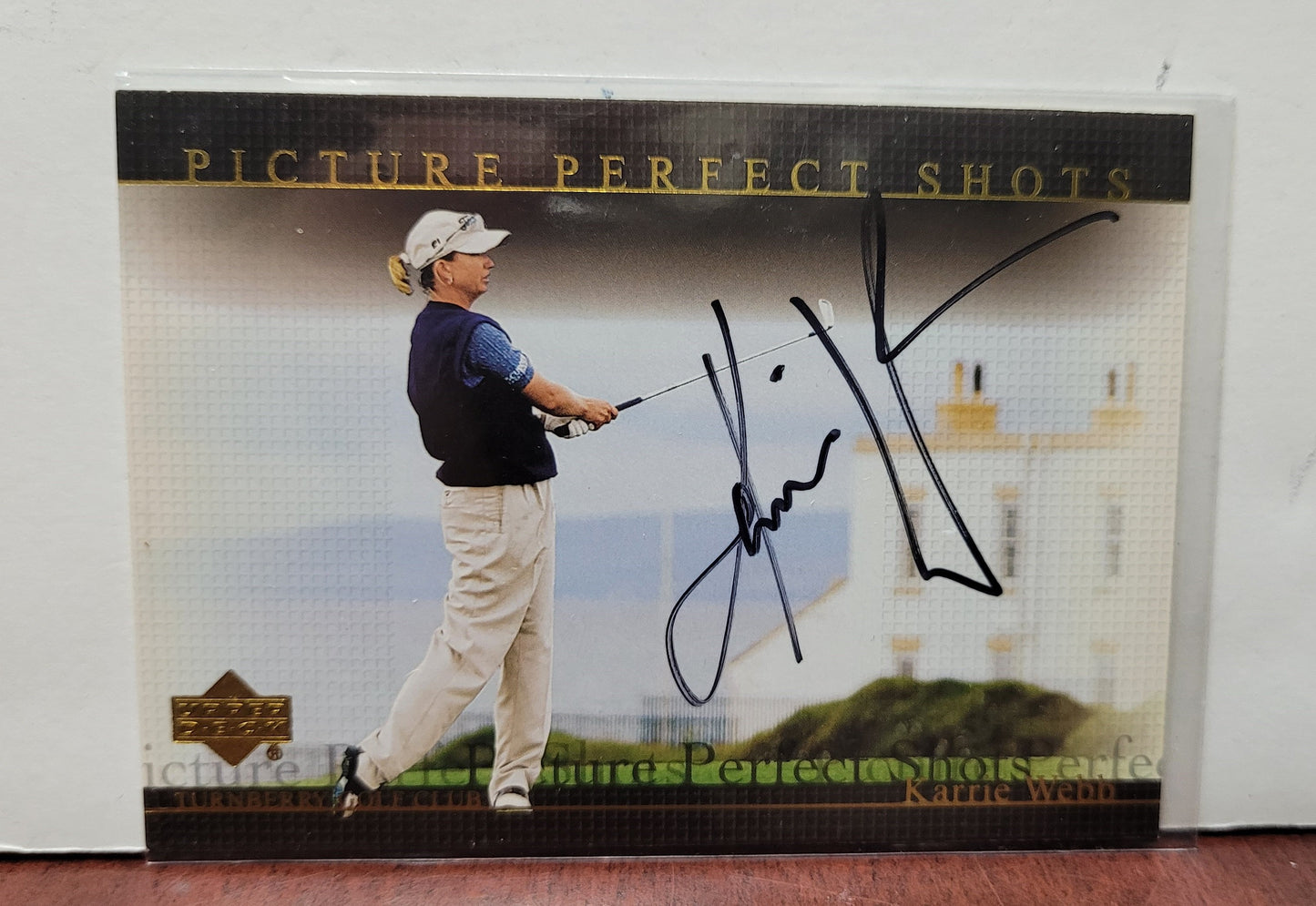 Karrie Webb Signed Card