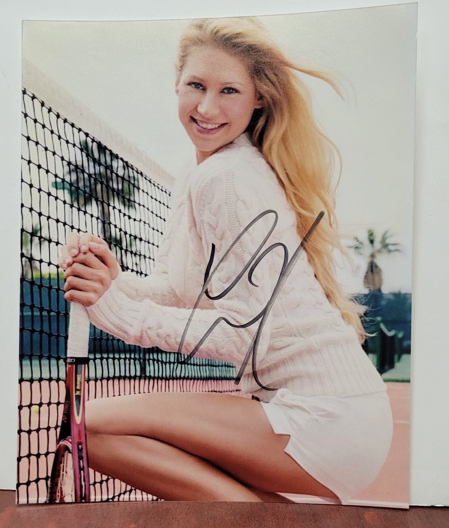 Anna Kournikova Signed Photo
