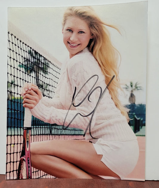 Anna Kournikova Signed Photo