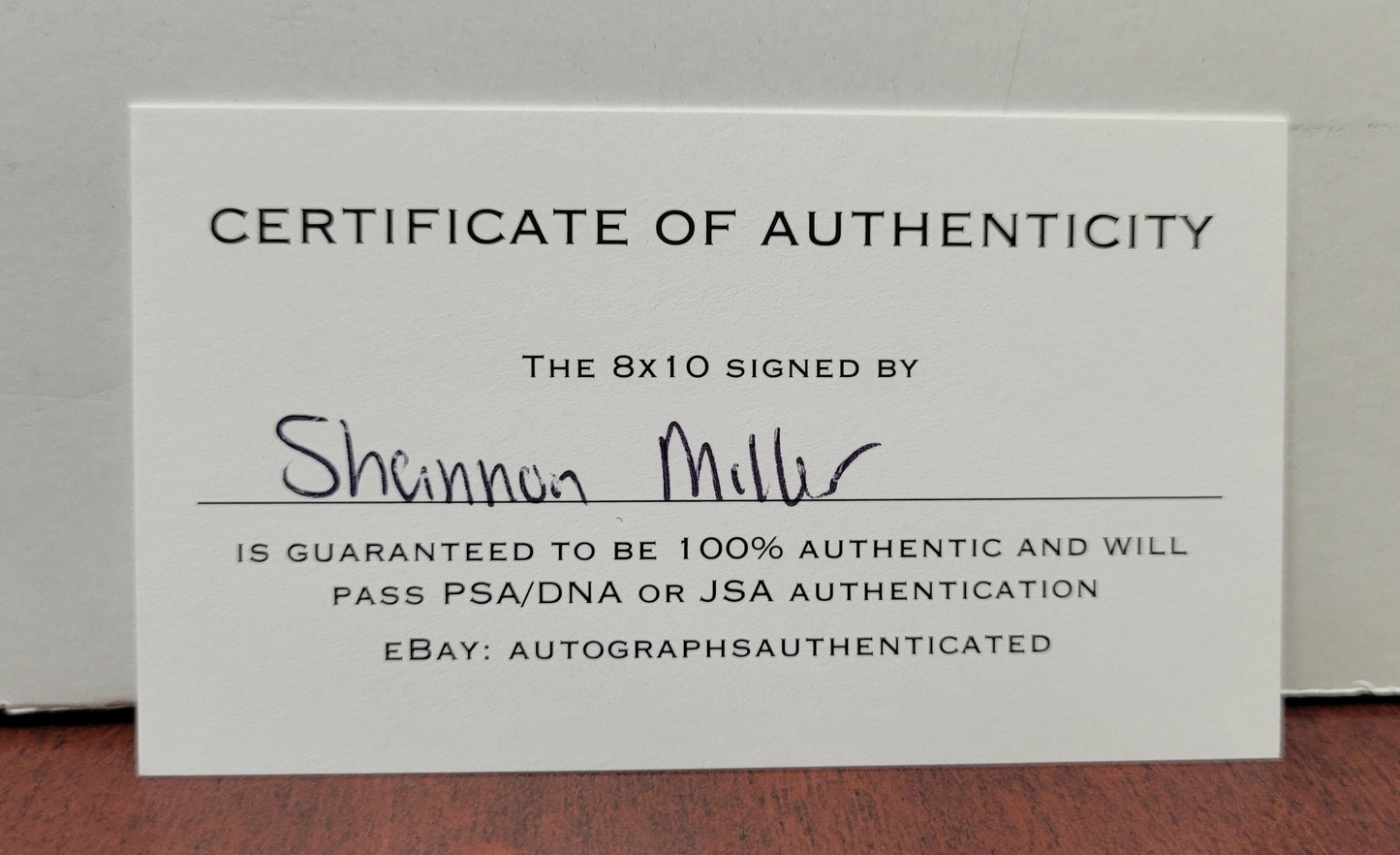 Shannon Miller Signed Photograph