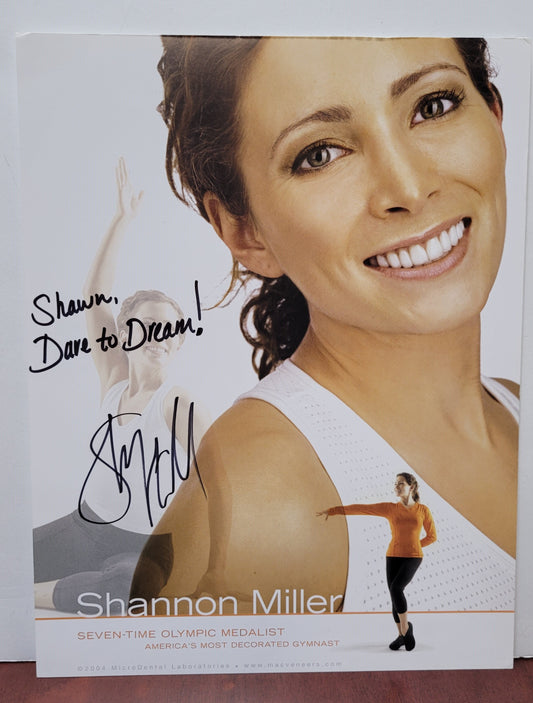 Shannon Miller Signed Poster