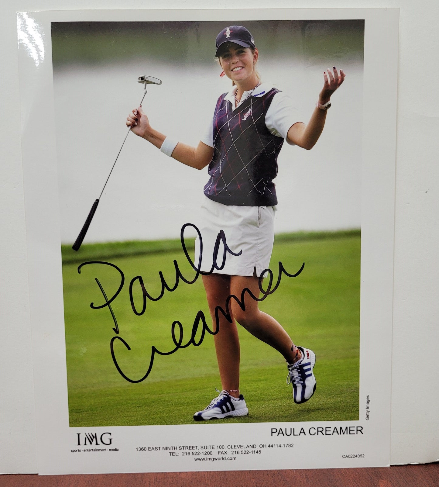 Paula Creamer Signed Photo