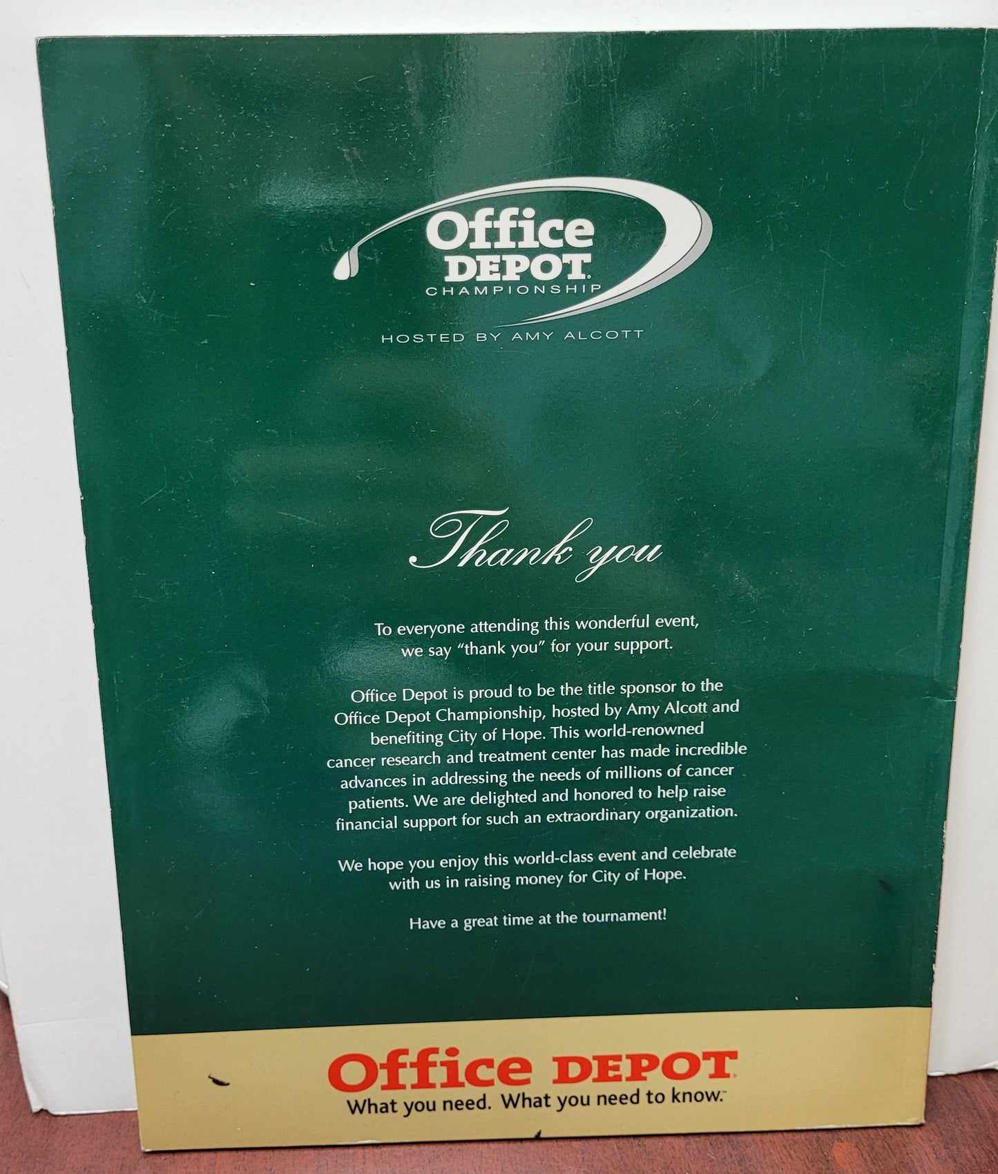 Office Depot Championship 3 Signatures