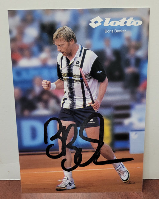 Boris Becker Signed Photo