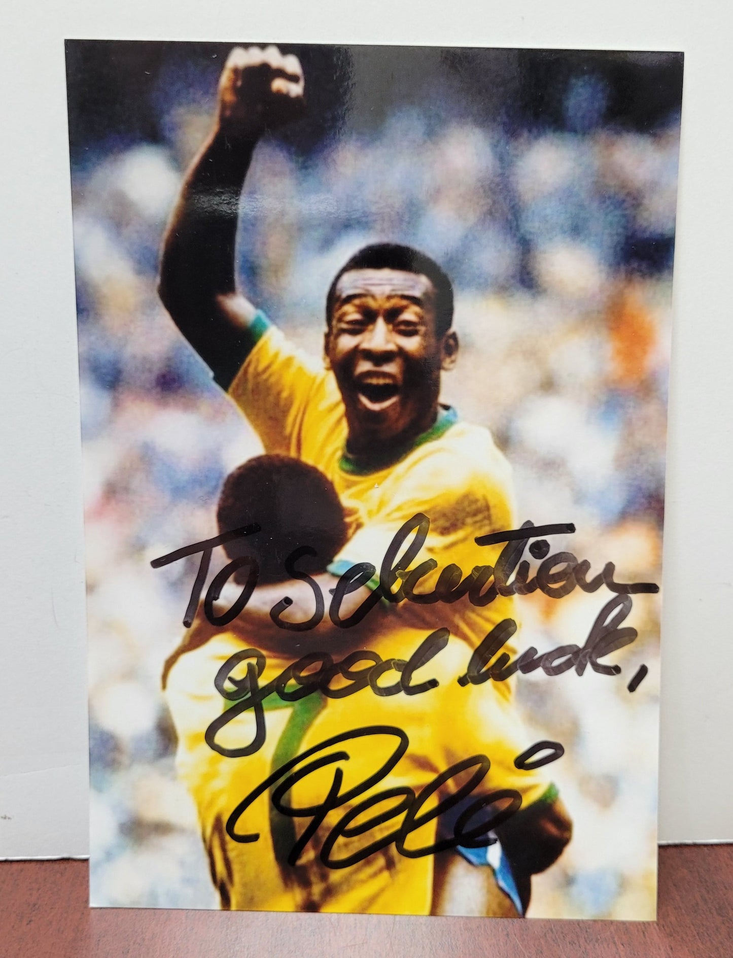 Edson Arantes do Nascimento Pele Signed Photo