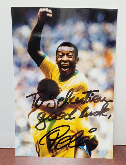 Edson Arantes do Nascimento Pele Signed Photo