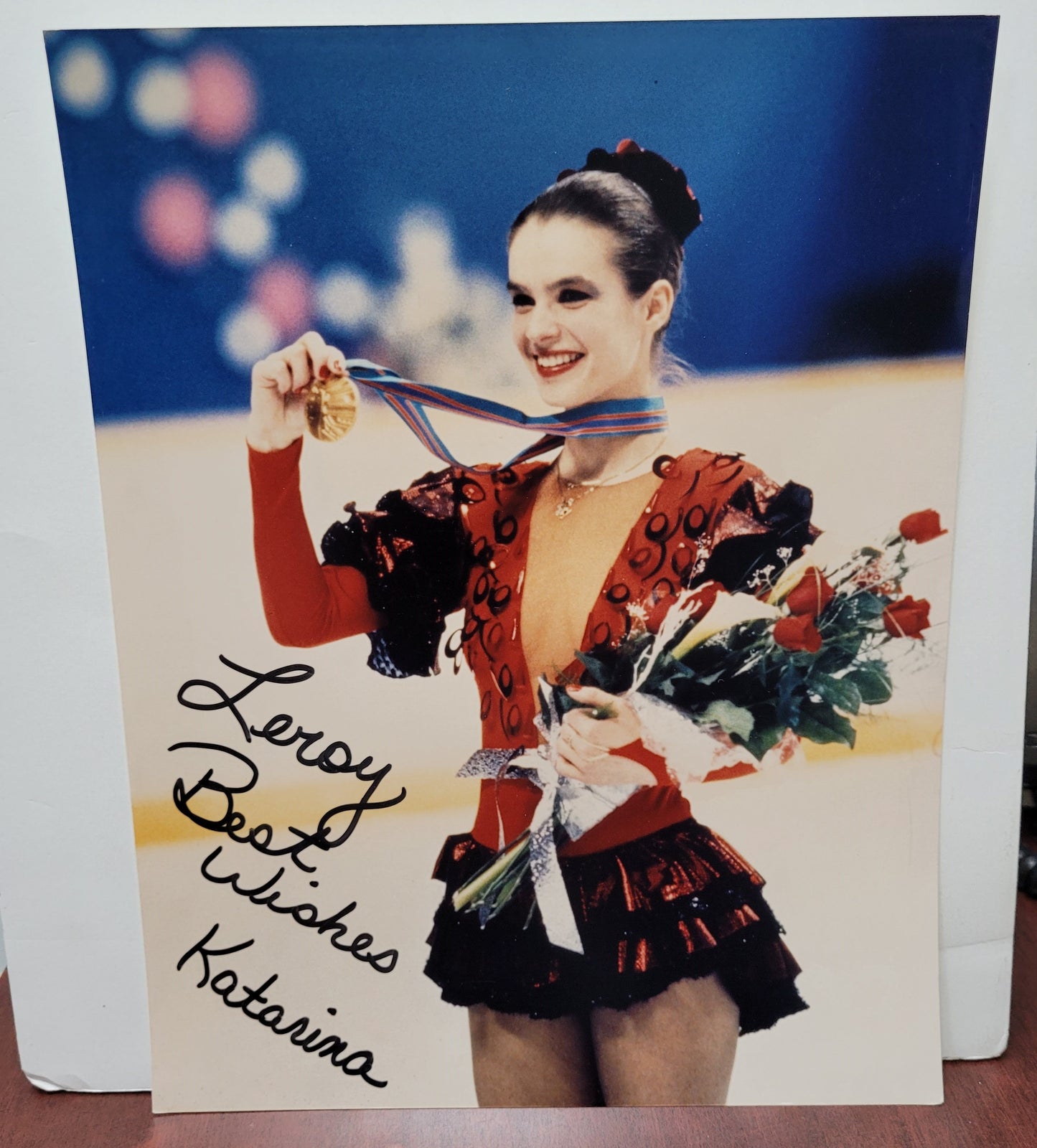 Katarina Witt Signed Photo