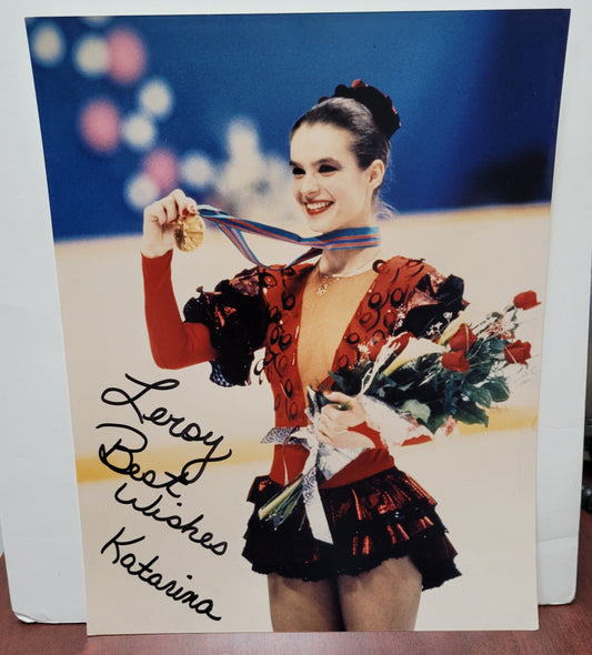 Katarina Witt Signed Photo