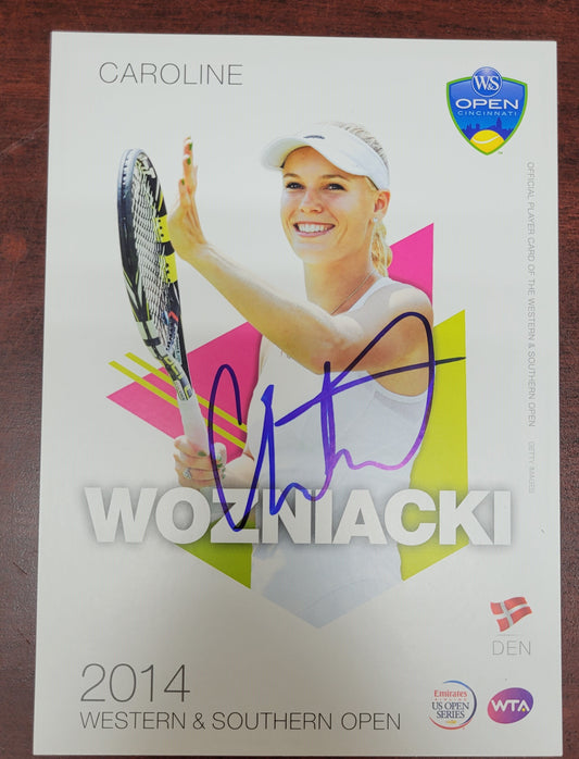Caroline Wozniacki Autograph
