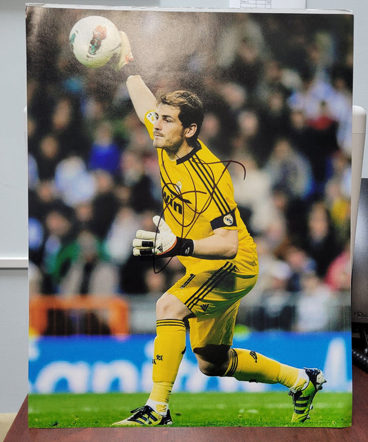 Iker Casillas Real Madrid Signed Photo
