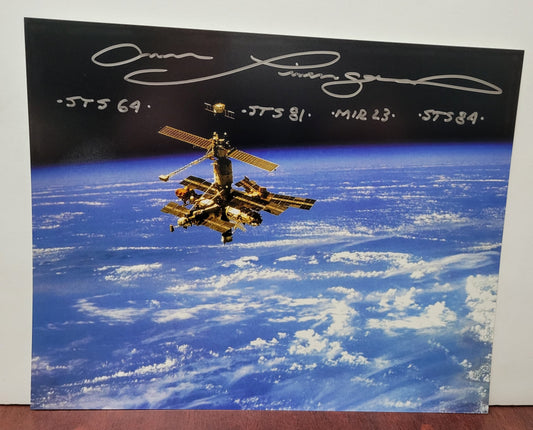 Jerry Linenger Signed MIR Space Photo