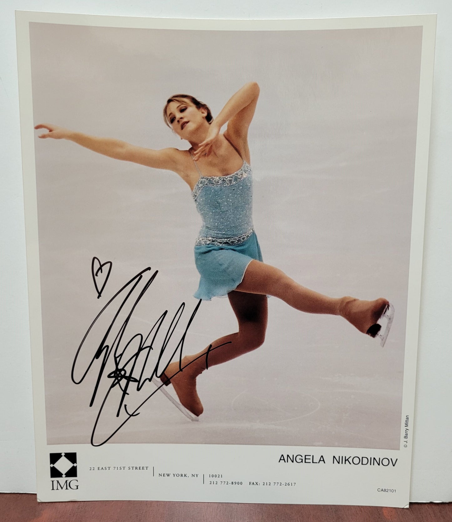 Angela Nikodinov Signed Photo