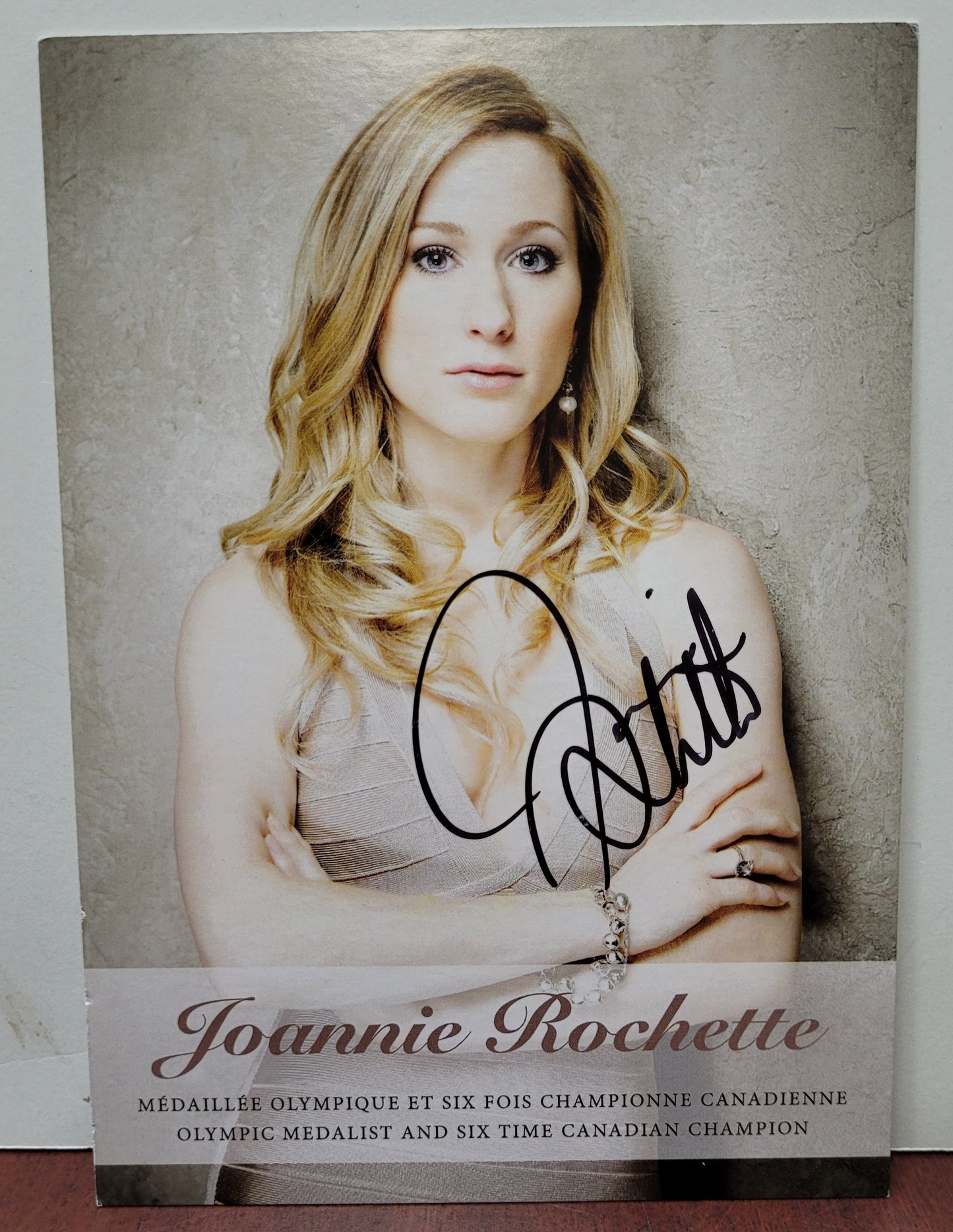Joannie Rochette Signed Card