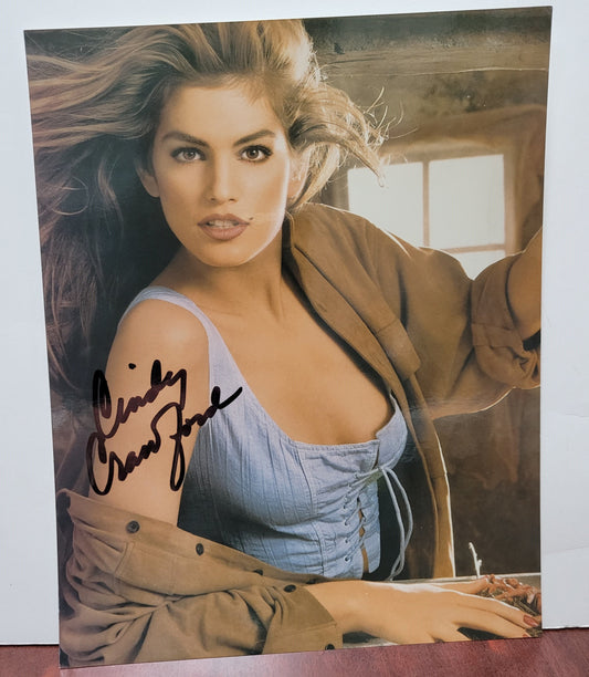 Cindy Crawford Signed Photo