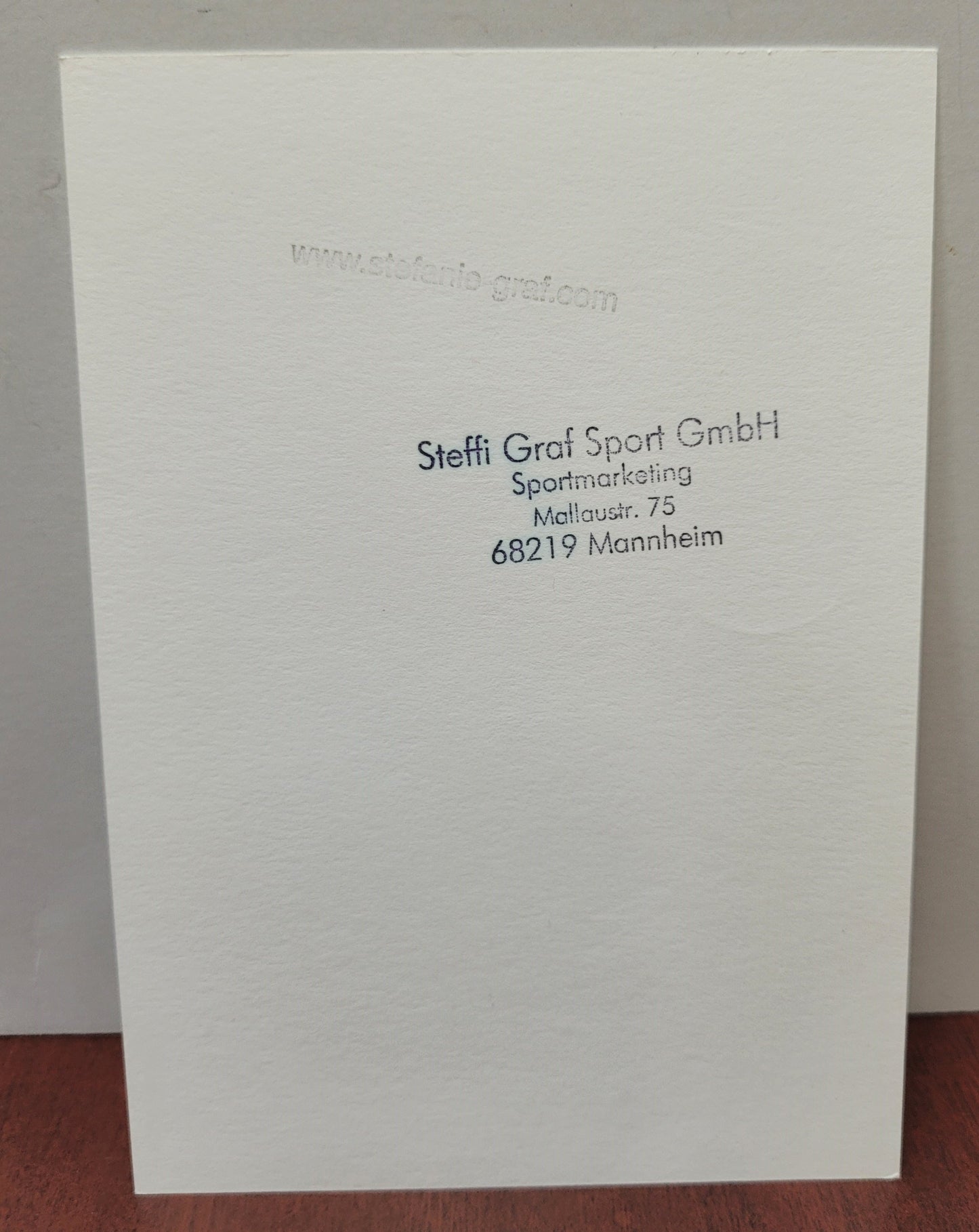 Steffi Graf Signed Photo