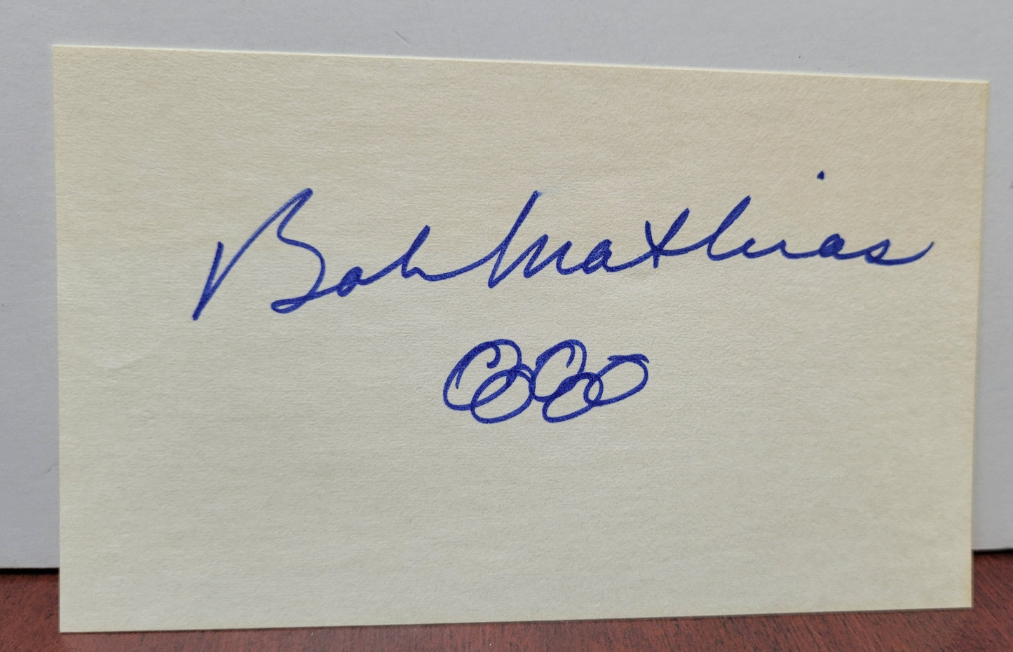 Bob Mathias Autograph