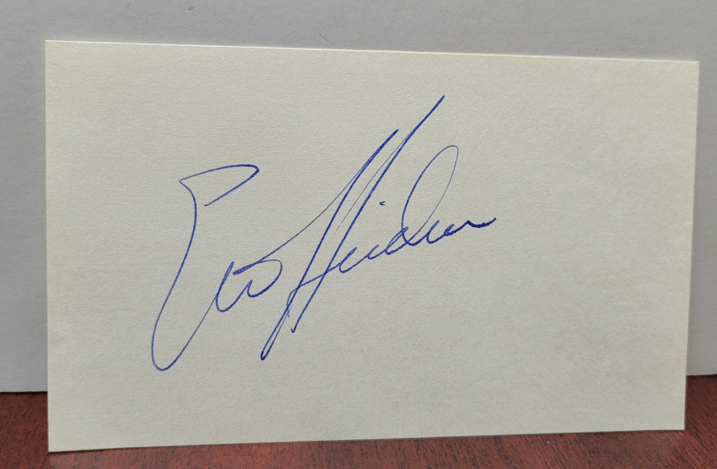 Eric Heider Autograph