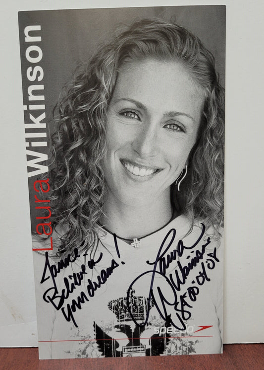 Laura Wilkinson Signed Speedo Advert