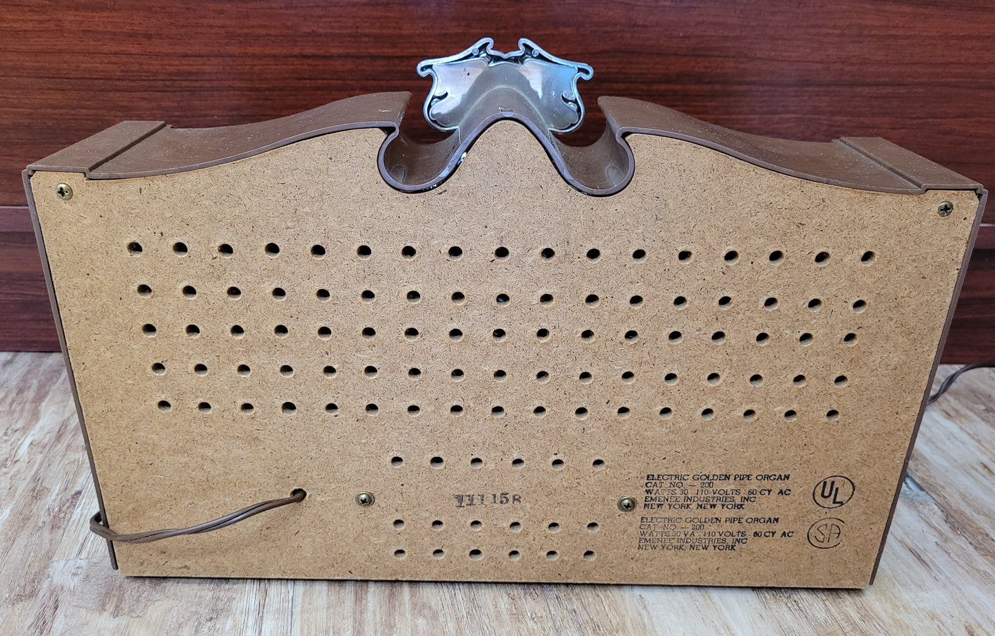 Electric Golden Pipe Organ Emenee