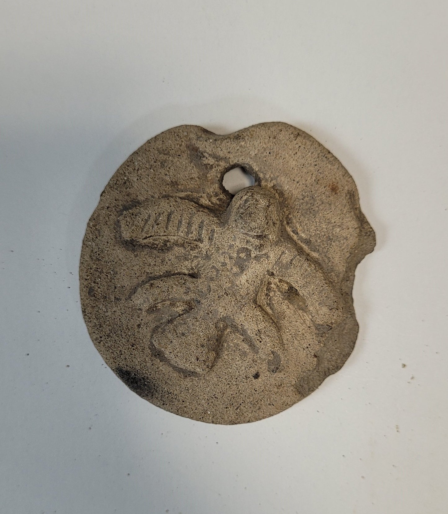 Pre-Columbian Ceramic Bird Pendant