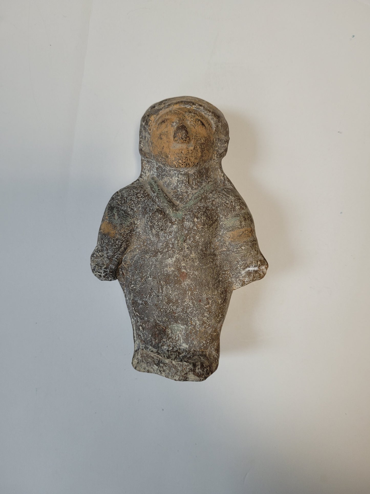 Pre-Columbian Ceramic Painted Figurine