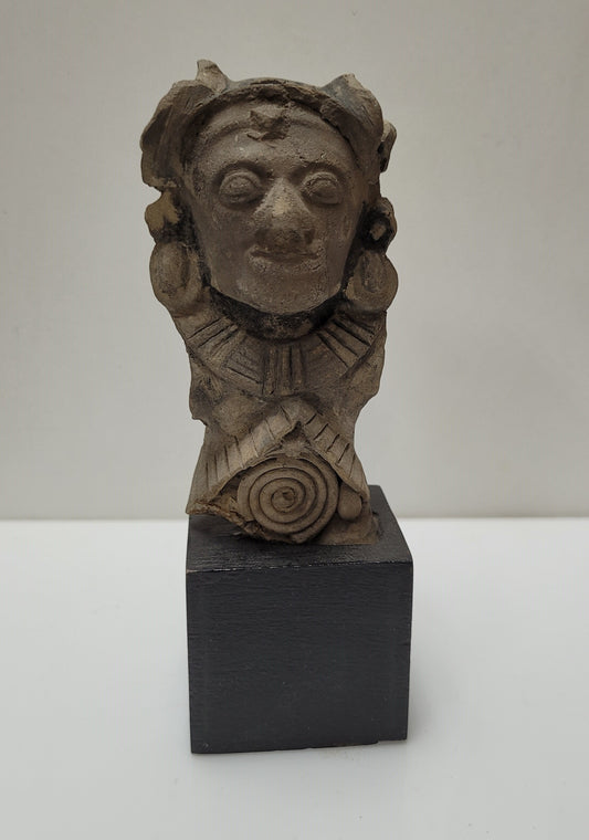 Pre-Columbian Ceramic Decorated Figurine