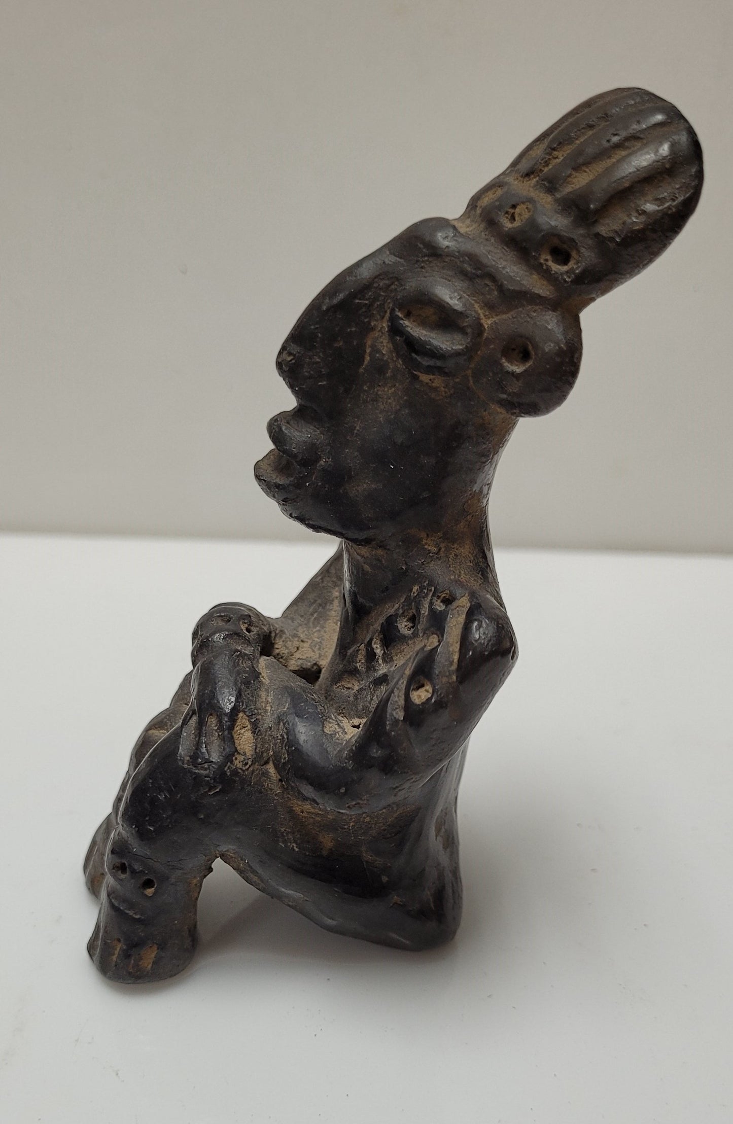 Pre-Columbian Ceramic Blackware Figure