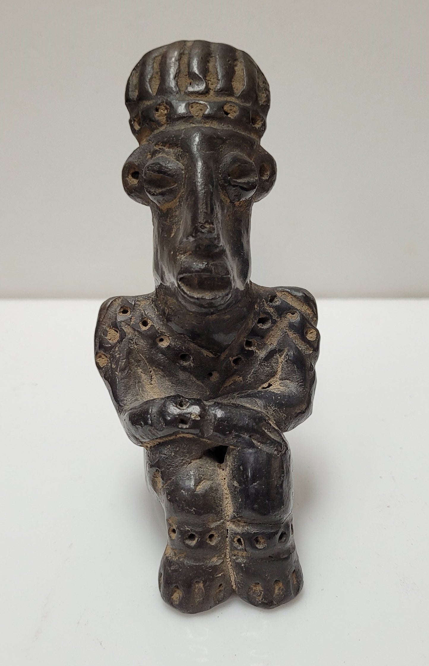 Pre-Columbian Ceramic Blackware Figure