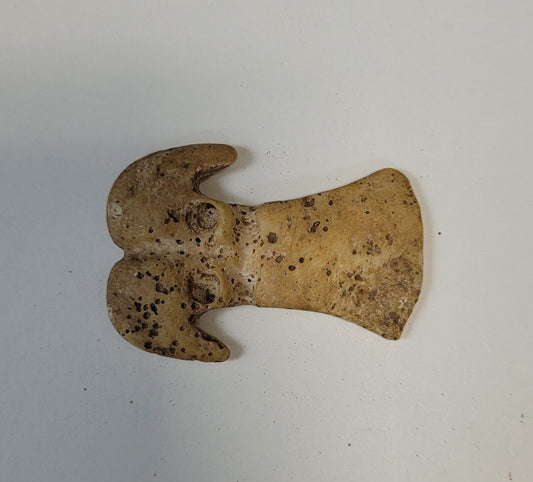 South American Bone Axe-Head Pendant