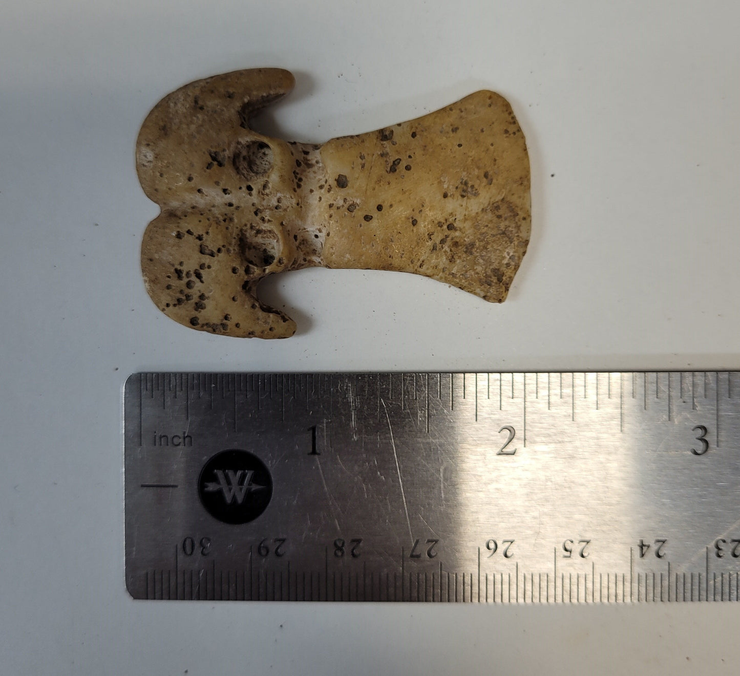 South American Bone Axe-Head Pendant