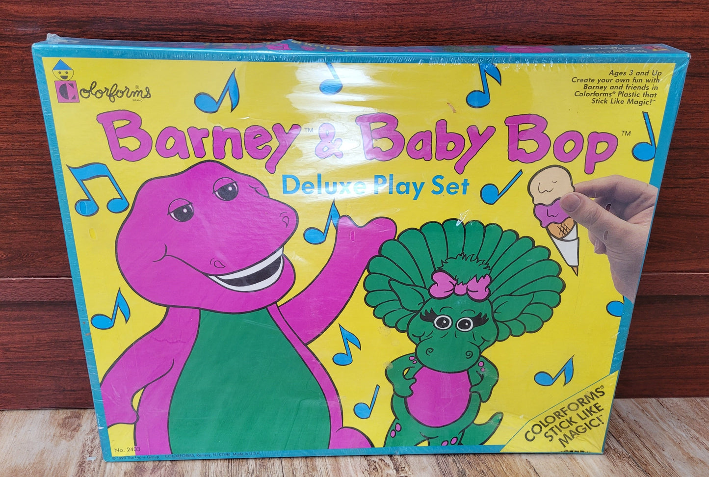 Barney & Baby Bop Play Set NIB