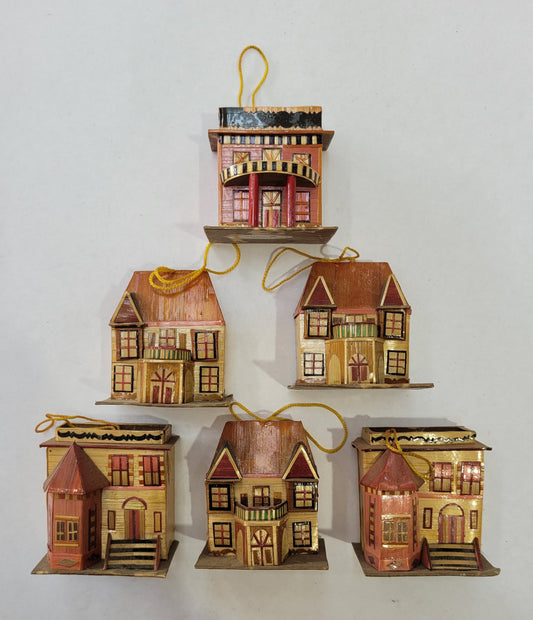 Miniature House Wooden Ornaments