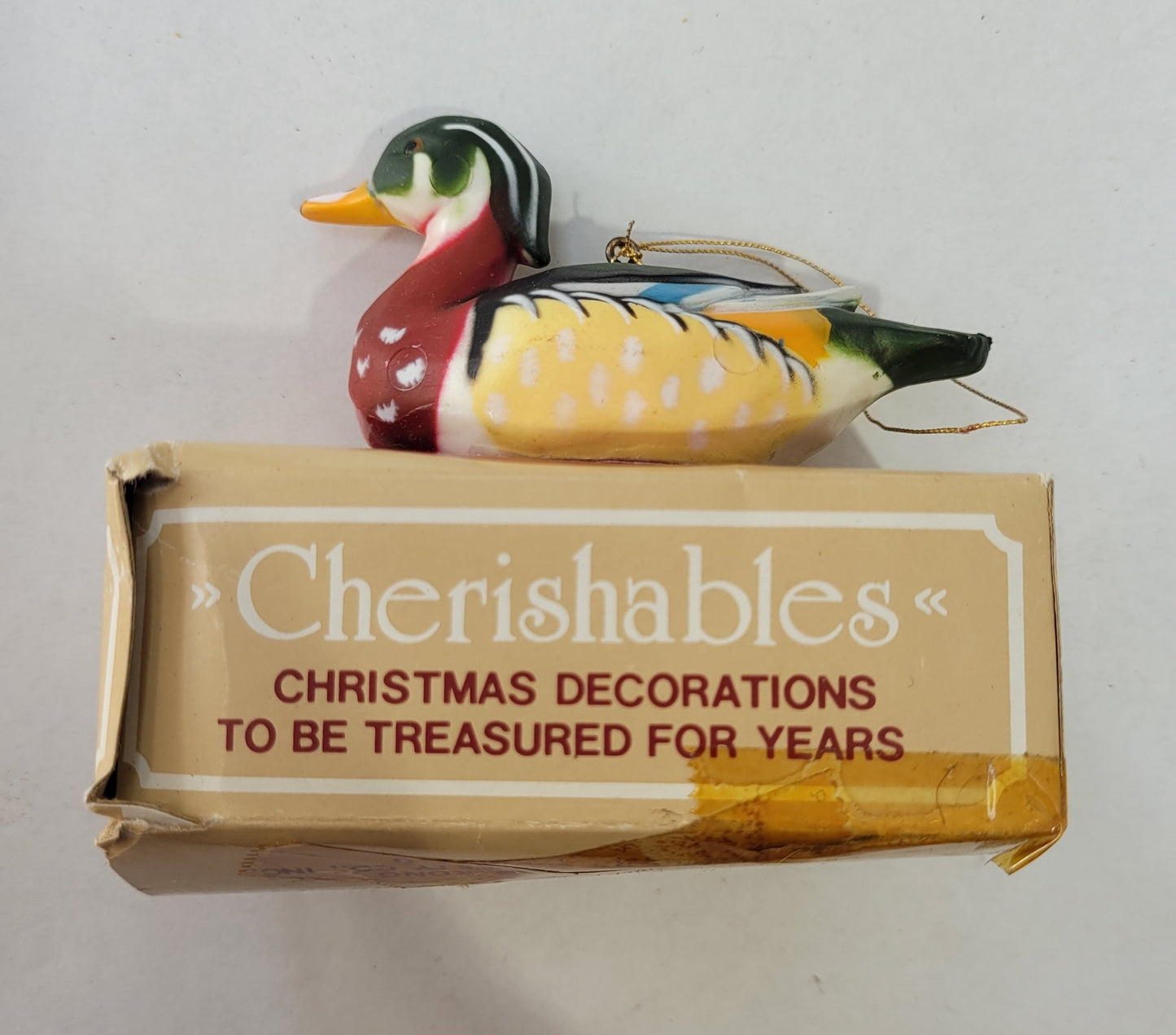 Cherishables Wood Duck Ornament